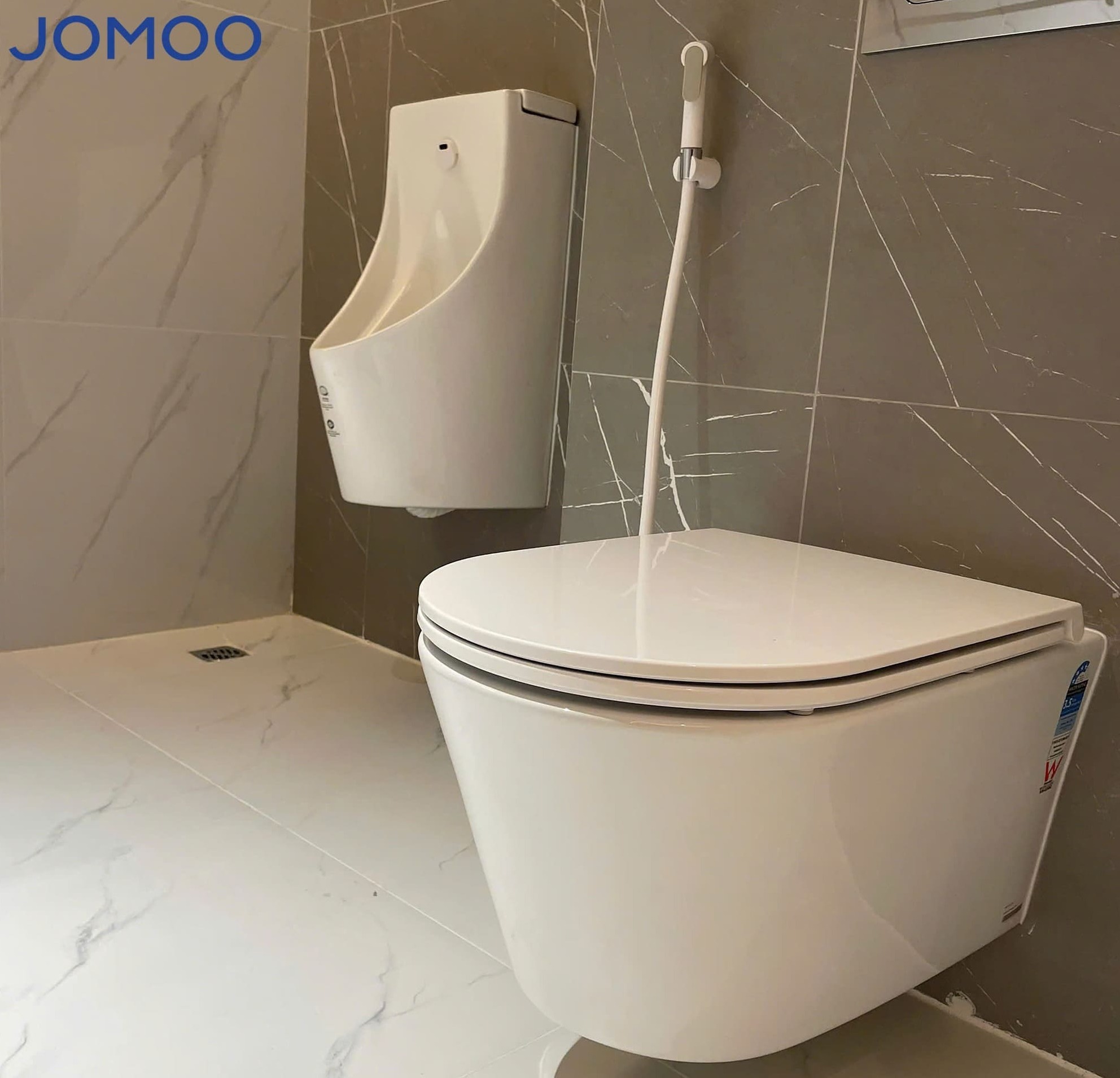 Bồn cầu thông minh Jomoo tại biệt thự, nhà phố khu đô thị mới như Kiến Hưng, La Khê.