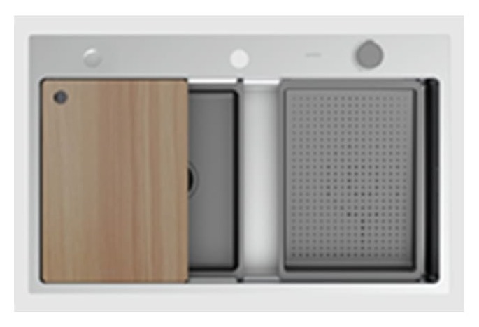 Chậu rửa bát 1 hố Jomoo 06293-BZ-1