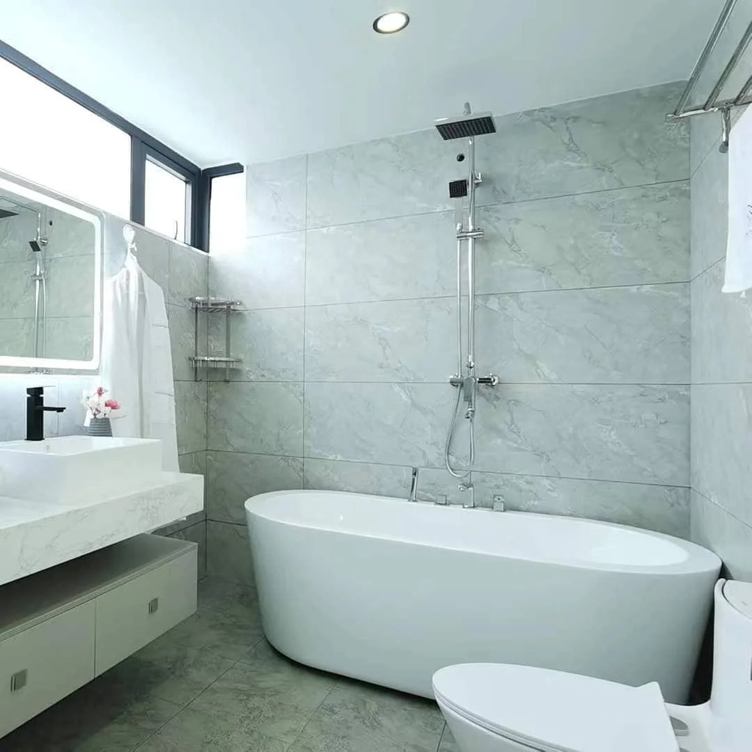 Thiết bị vệ sinh Jomoo chung cư, biệt thự tại thị trấn Liên Quan, các khu đô thị mới như Phùng Xá, Hạ Bằng.