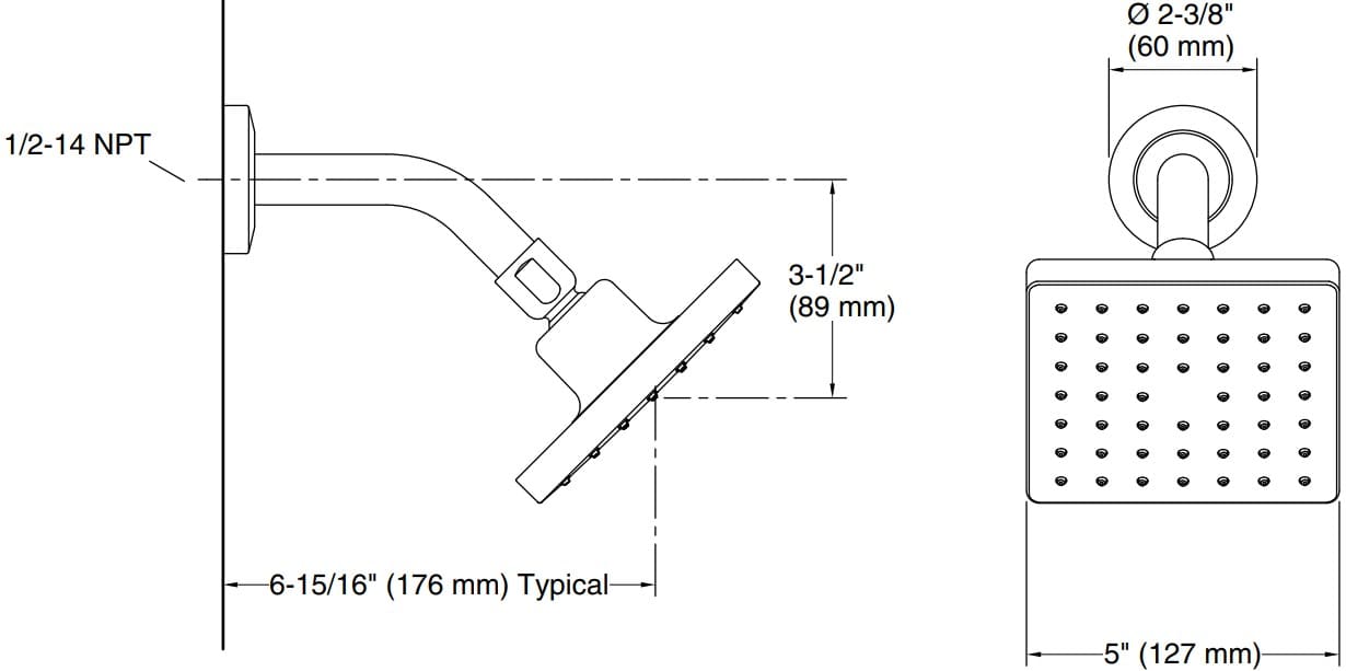 Bản vẽ bát sen 1 chức năng Kallista P34250