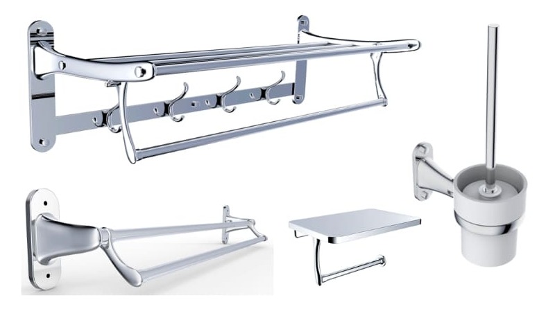 Bộ Phụ Kiện Phòng Tắm 4 Món Jomoo 934616-1B1-1