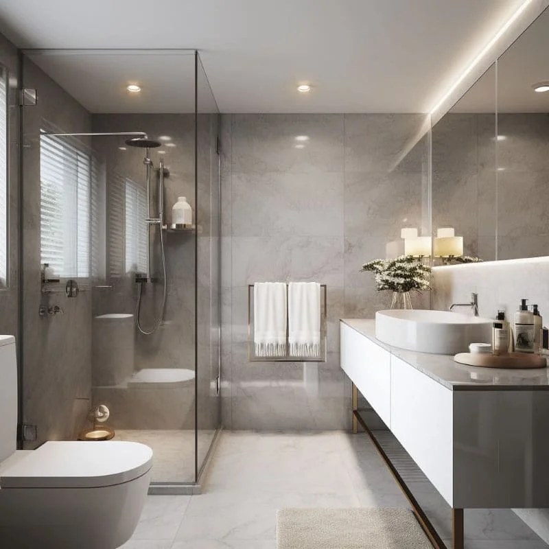 Thiết bị vệ sinh Jomoo tại chung cư, biệt thự tại thị trấn Chi Đông, khu đô thị Mê Linh.