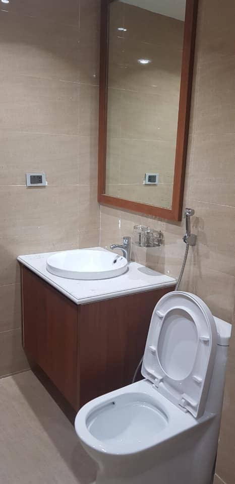 Thiết bị vệ sinh Jomoo tại nhà vườn, khu sinh thái xã Ngọc Hồi, Hữu Hòa.