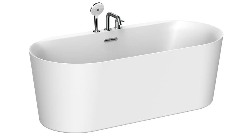Bồn tắm đặt sàn 1.7m kèm bộ vòi Jomoo YC01217-1A01-1