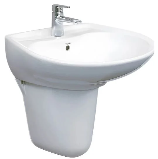 Chậu rửa mặt treo tường chân lửng TOTO LHT300CR