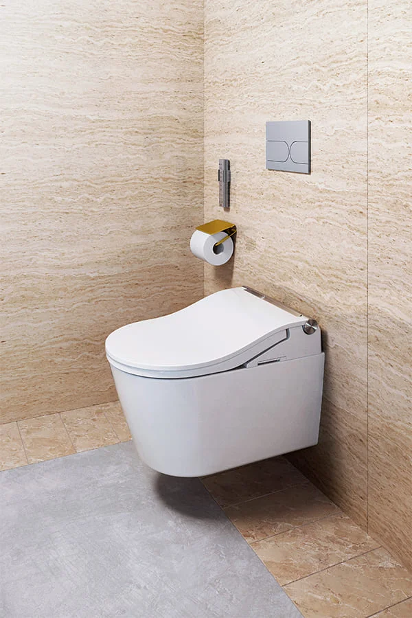 Bồn cầu treo tường TOTO tại biệt thự tại Hạ Đình