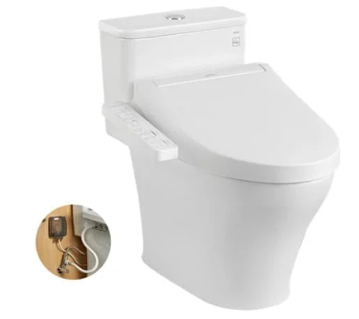Bồn cầu 1 khối kèm nắp điện tử TOTO MS857CDW16