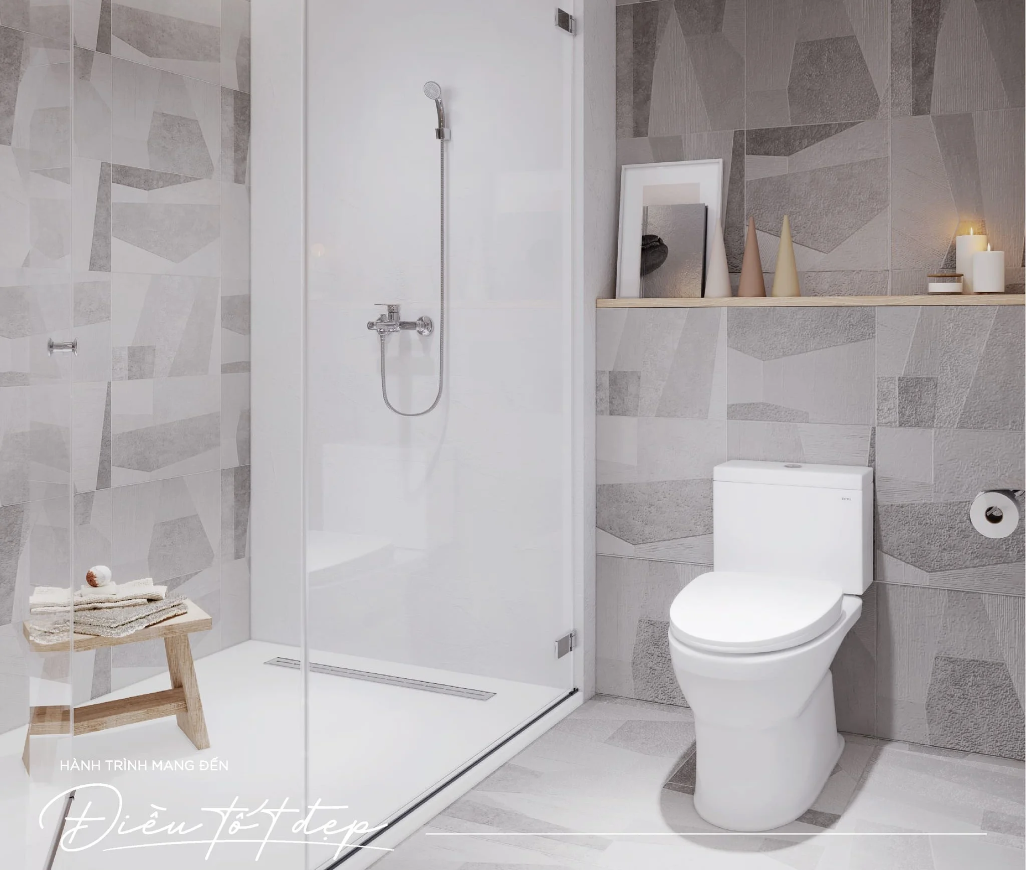 Thiết bị vệ sinh TOTO tại biệt thự cao cấp Vinhomes Riverside, Ngọc Thụy.