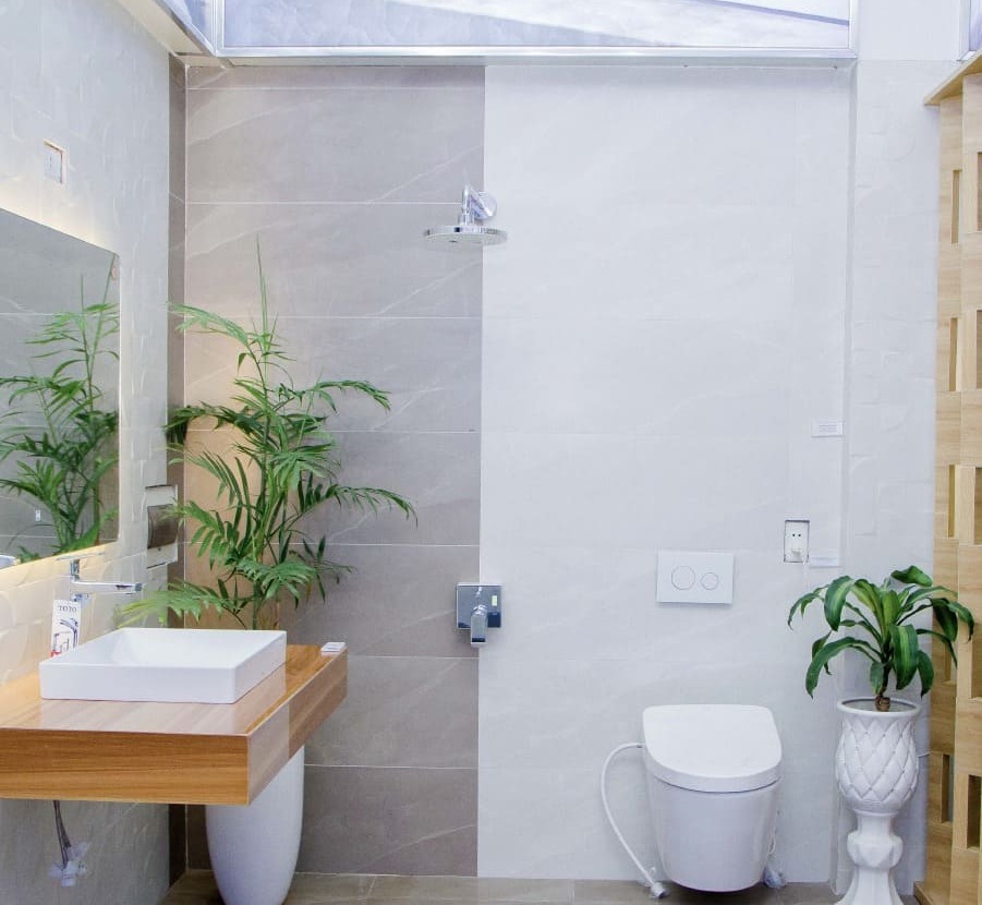 Thiết bị vệ sinh TOTO tại các công trình cao cấp tại khu vực Mỗ Lao, Kiến Hưng