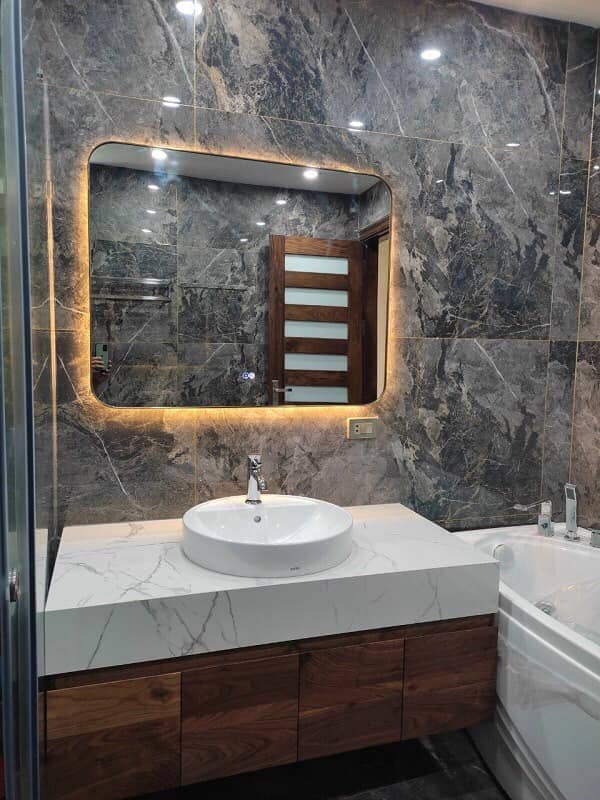 Chậu bàn đá TOTO tại căn hộ cao cấp tại các khu đô thị Thị trấn Thường Tín, Vạn Điểm.