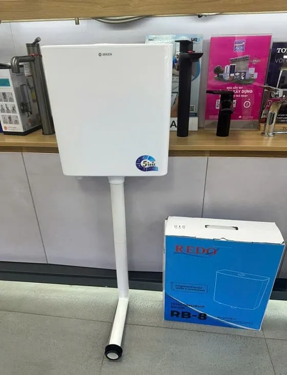 Két nước cho bồn cầu xổm Miken Redo RB-8