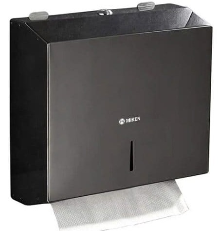 Hộp đựng giấy lau tay mạ màu đen Miken MK-A724B