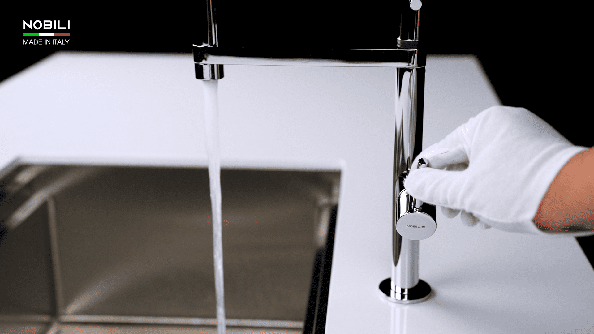Vòi bếp 2 đầu nóng lạnh Nobili NB133S Italy