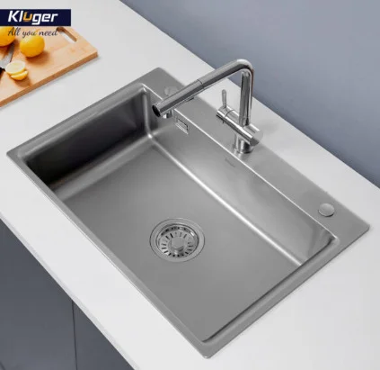 Chậu rửa bát 1 hố Kluger KF8121S-S75