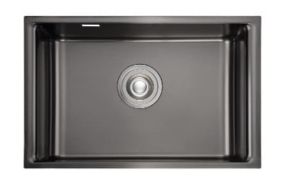 Chậu rửa bát 1 hố màu đen Kluger KU8121B-S68 