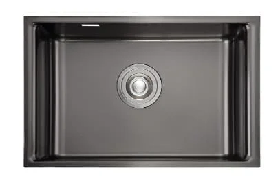 Chậu rửa bát 1 hố màu đen Kluger KU8121B-S68 