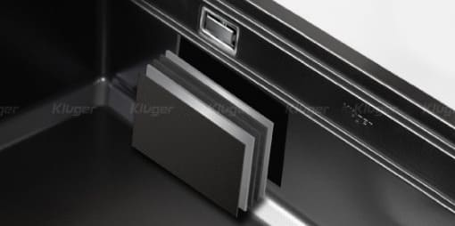 Chậu rửa bát 1 hố màu đen Kluger KWU8161FB-S70