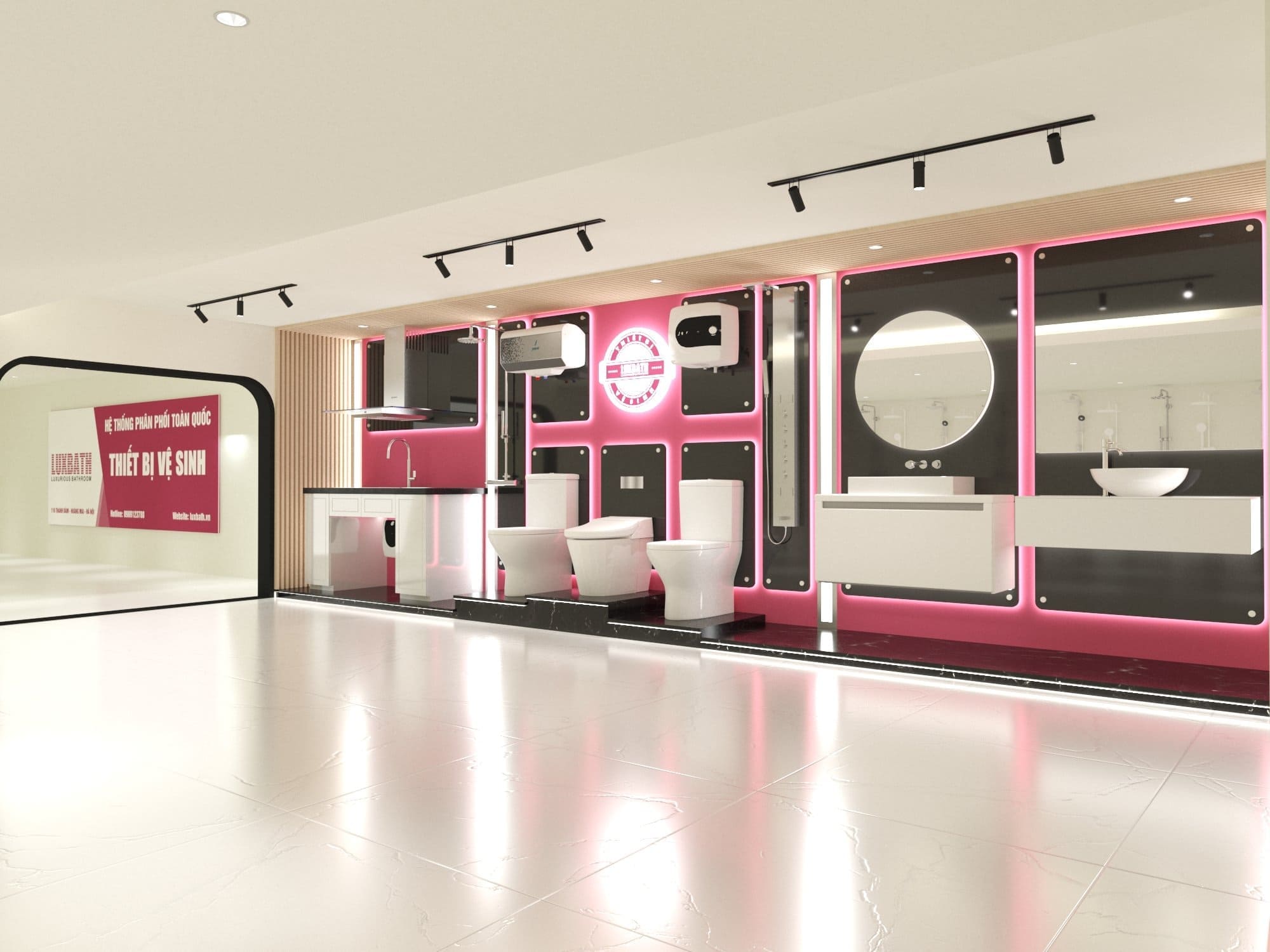 Công ty cổ phần quốc tế Luxbath – Đơn vị cung cấp thiết bị vệ sinh Miken tại Ba Đình