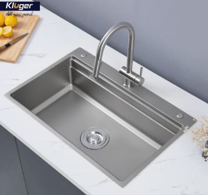 Chậu rửa bát 1 hố Kluger KWF8161FS - S76