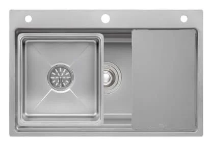 Chậu rửa bát 1 hố Kluger KWF8161FS-S76 PLUS