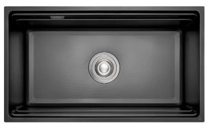 Chậu rửa bát 1 hố màu đen Kluger KWU8161FB-S76