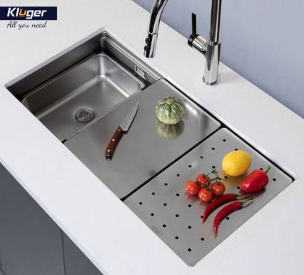 Chậu rửa bát 1 hố Kluger KWU8161FS-S86 PLUS