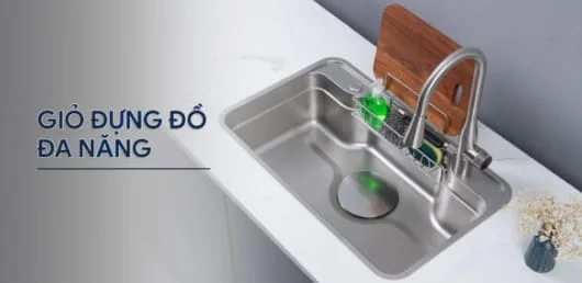 Chậu rửa bát 1 hố Kluger KF7848FS-S78 PLUS