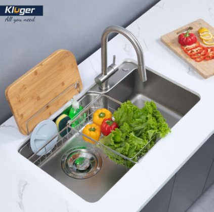 Chậu rửa bát 1 hố Kluger KH8048FS-S80 PLUS