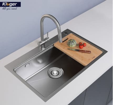 Chậu rửa bát 1 hố Kluger KW8181FS-S81 PLUS