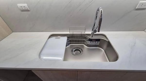 Chậu rửa bát Miken tại dự án chung cư cao cấp Phường Nhân Chính