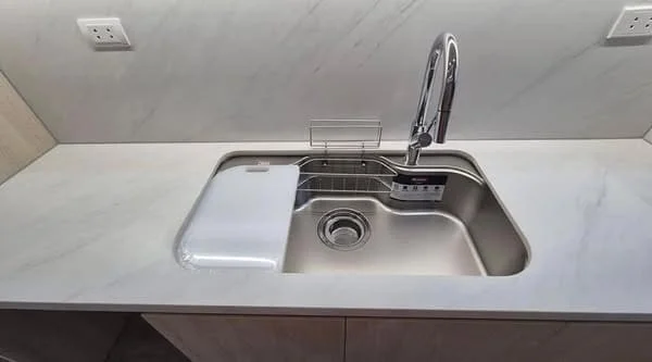 Chậu rửa bát Miken tại dự án chung cư cao cấp Phường Nhân Chính