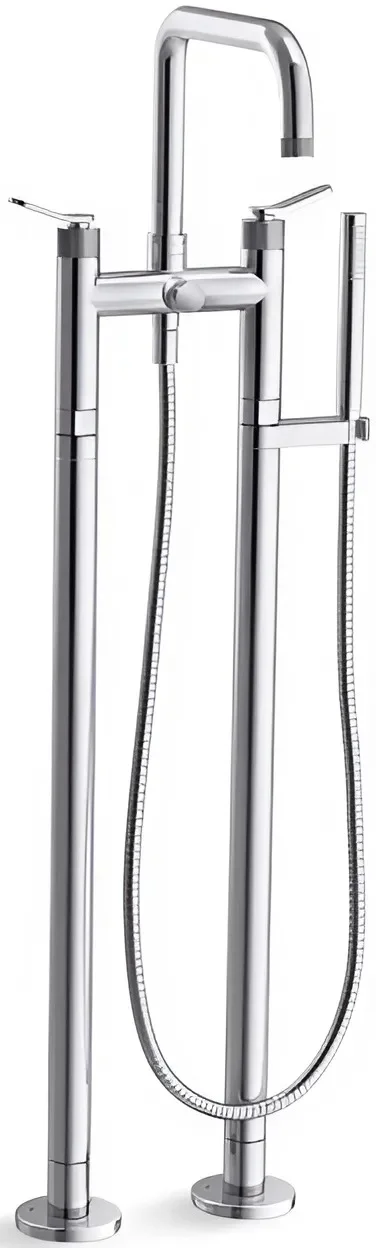 Vòi bồn tắm gắn sàn Kallista P32832-LV-CP