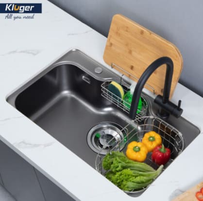 Chậu rửa bát 1 hố Kluger KT8050FB-S80 Plus