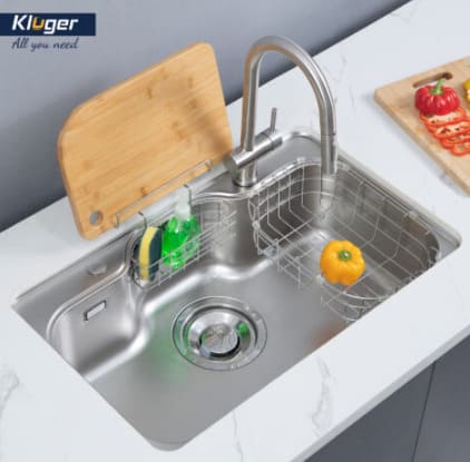Chậu rửa bát 1 hố Kluger KT8050SL-S80 Plus