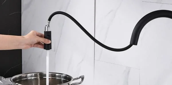 Vòi chậu rửa bát dây rút Kluger KLF0002B