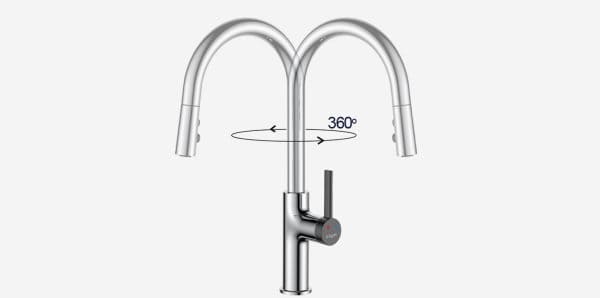 Vòi chậu rửa bát dây rút Kluger KLF0005C