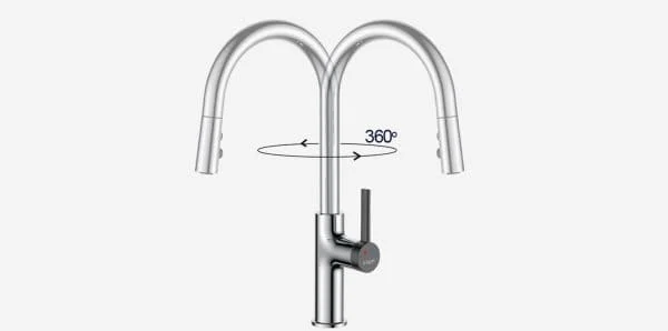 Vòi chậu rửa bát dây rút Kluger KLF0005C