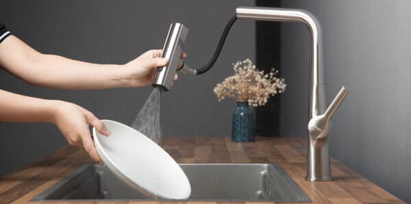 Vòi chậu rửa bát dây rút Kluger KLF0018S