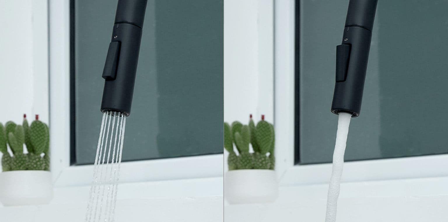 Vòi chậu rửa bát dây rút Kluger KLF0008B