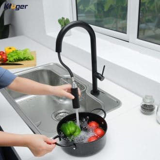 Vòi chậu rửa bát dây rút Kluger KLF0010B
