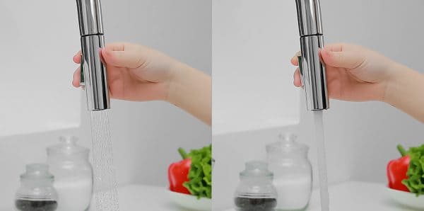 Vòi chậu rửa bát dây rút Kluger KLF0011C