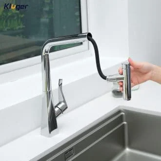Vòi chậu rửa bát dây rút Kluger KLF0016C