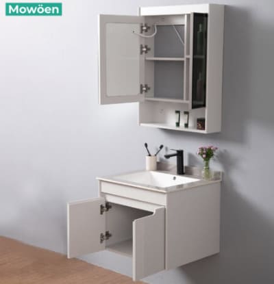 Bộ tủ chậu cao cấp Mowoen MW2805-60PVC