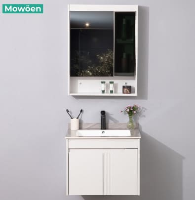 Bộ tủ chậu cao cấp đèn Led Mowoen MW2805-60PVC