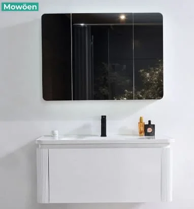 Bộ tủ chậu lavabo nhựa PVC Mowoen MW2823-100PVC