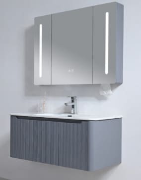 Bộ tủ chậu lavabo nhựa PVC Mowoen MW2828-100