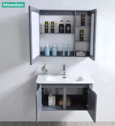 Bộ tủ chậu lavabo nhựa PVC Mowoen MW2828-80PVC