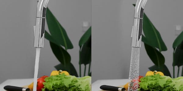 Vòi chậu rửa bát dây rút Kluger KLF0019C