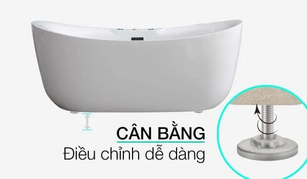 Bồn tắm ngâm Mowoen MW8207P-170 