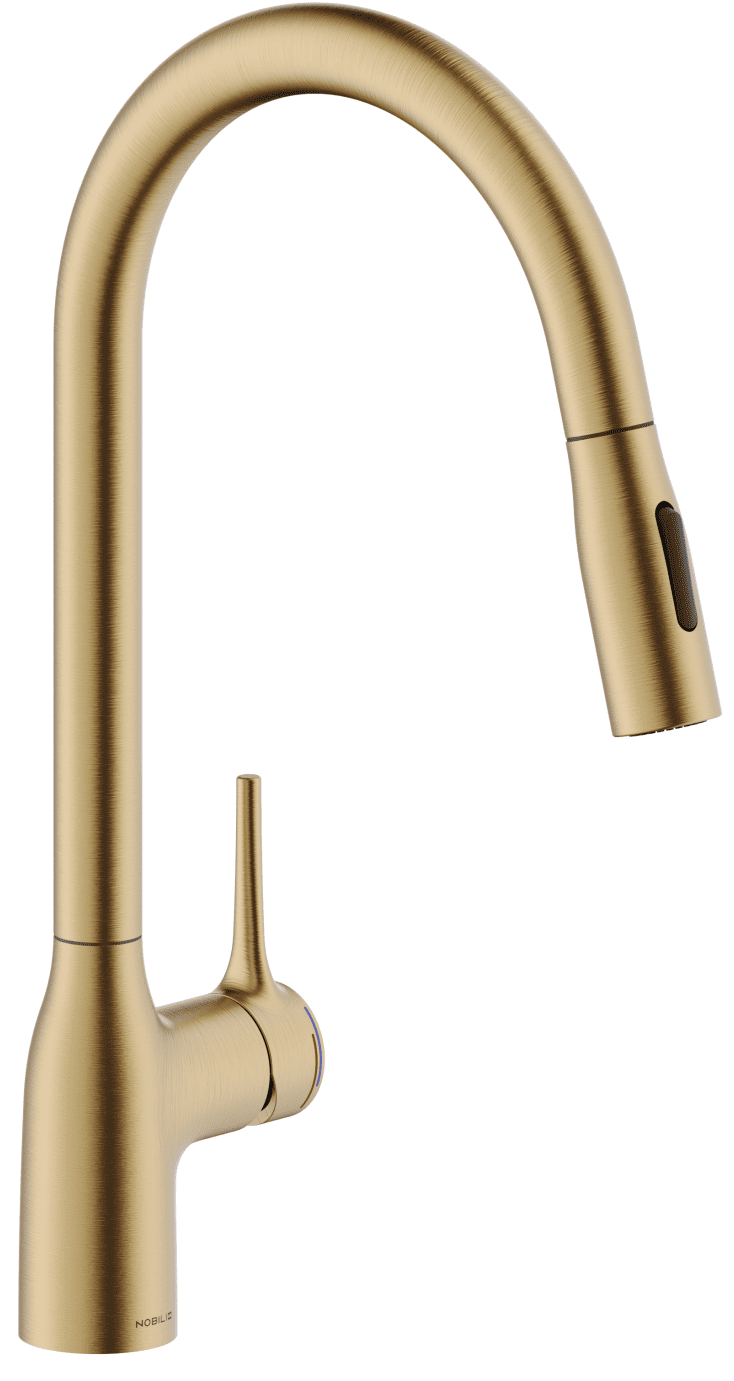 Vòi bếp nóng lạnh dây rút Nobili Mania NB307A